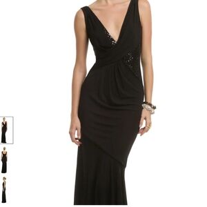 David Meister Black Gown